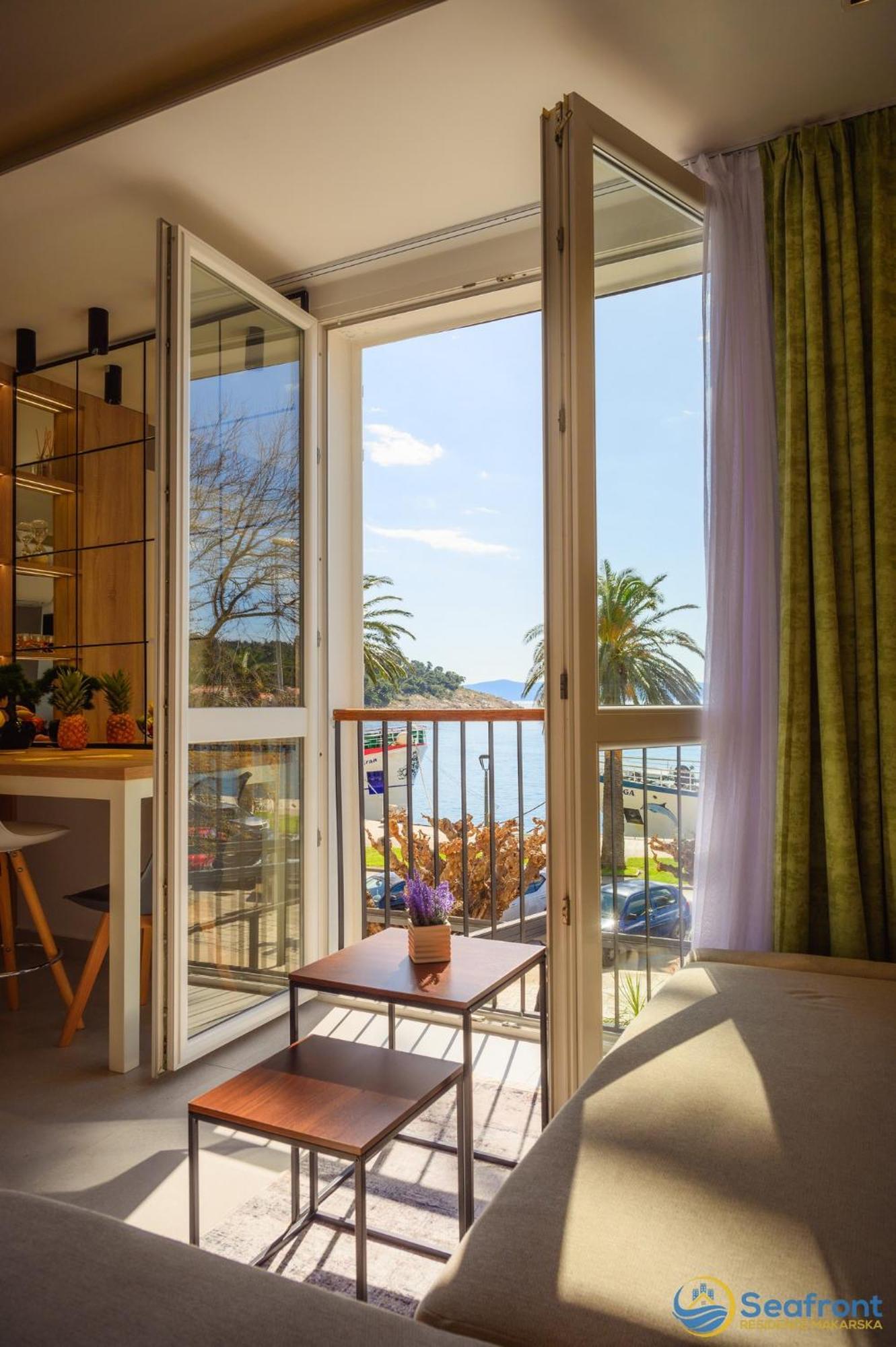 Seafront Residence Makarska Bagian luar foto