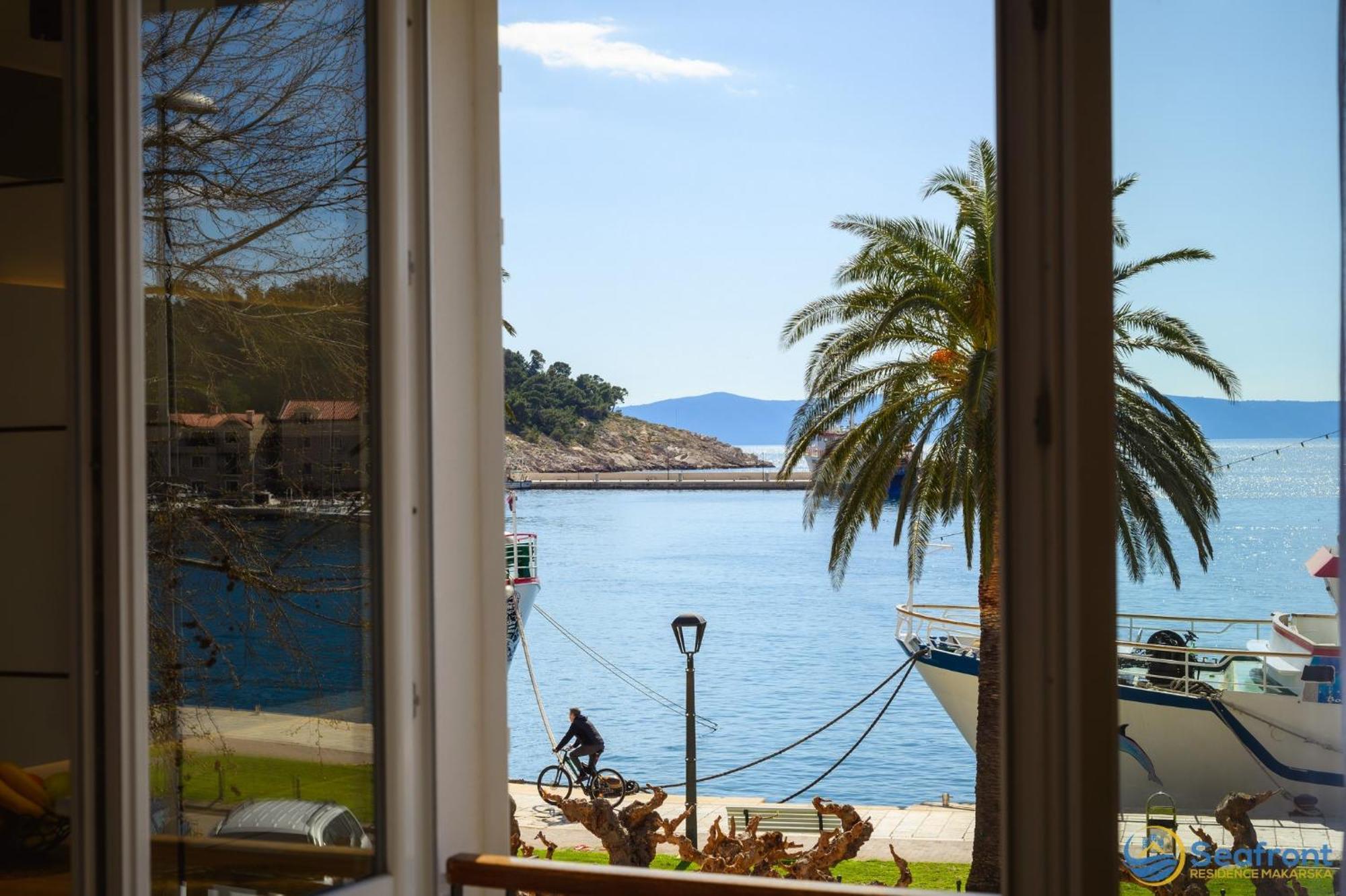 Seafront Residence Makarska Bagian luar foto