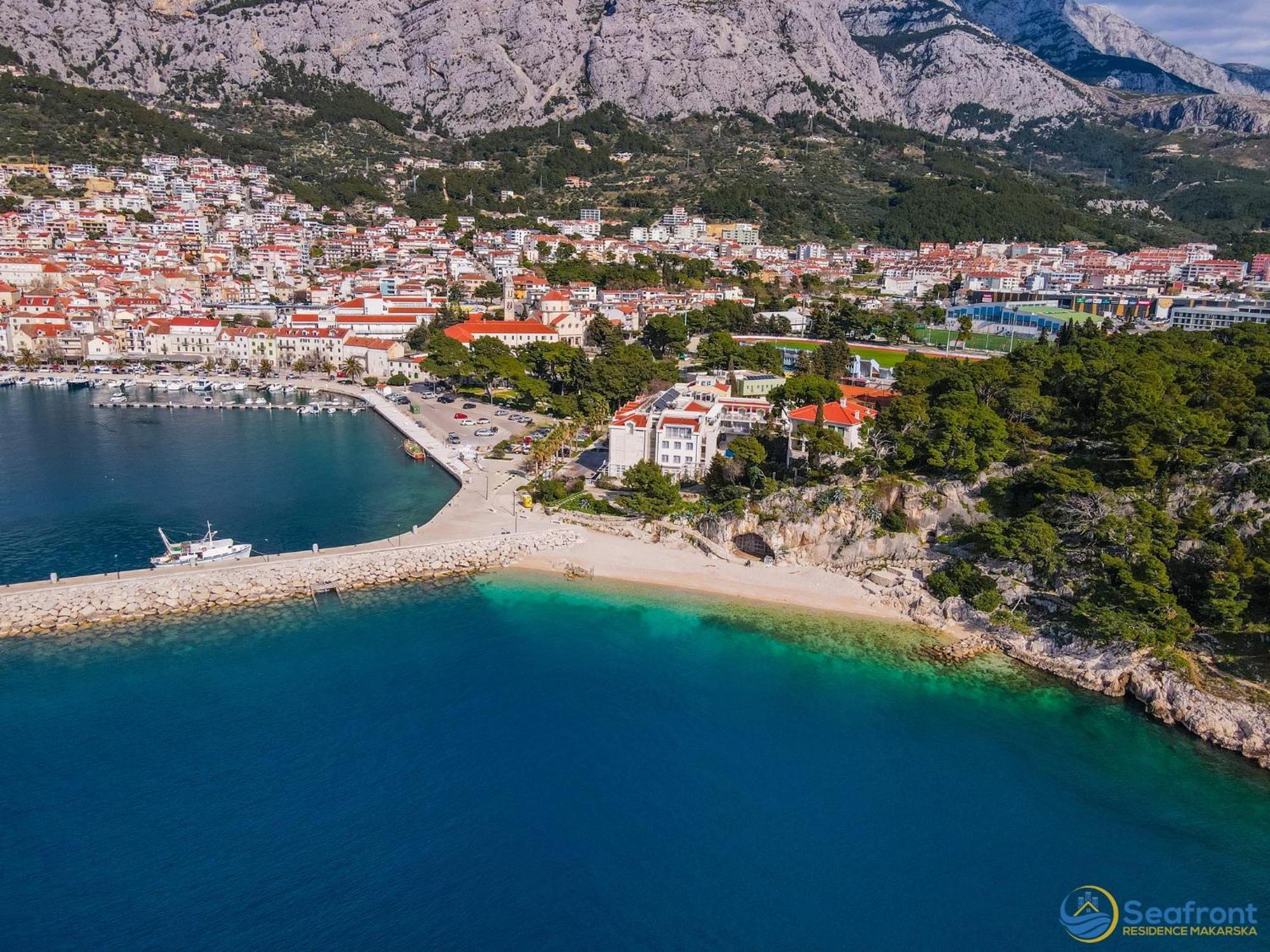 Seafront Residence Makarska Bagian luar foto