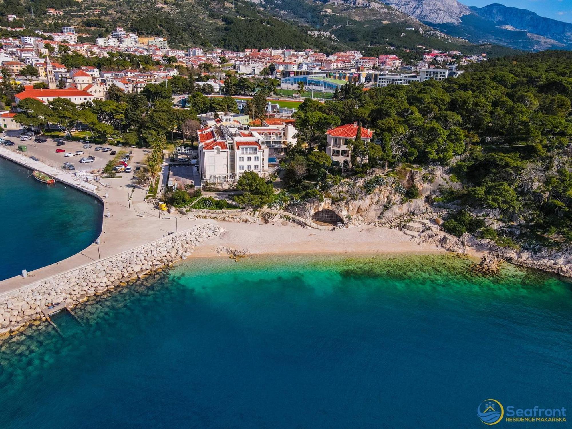 Seafront Residence Makarska Bagian luar foto