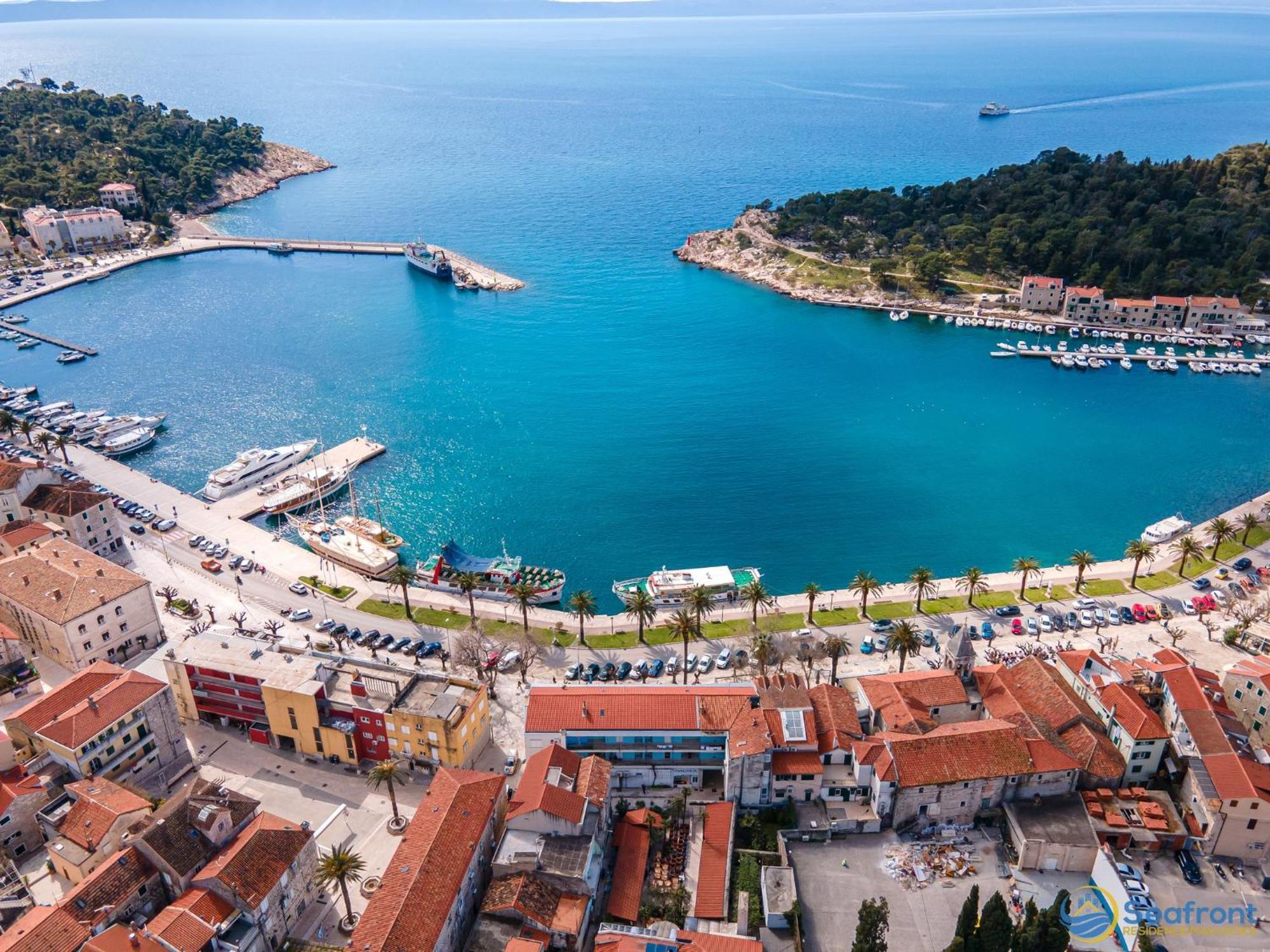 Seafront Residence Makarska Bagian luar foto