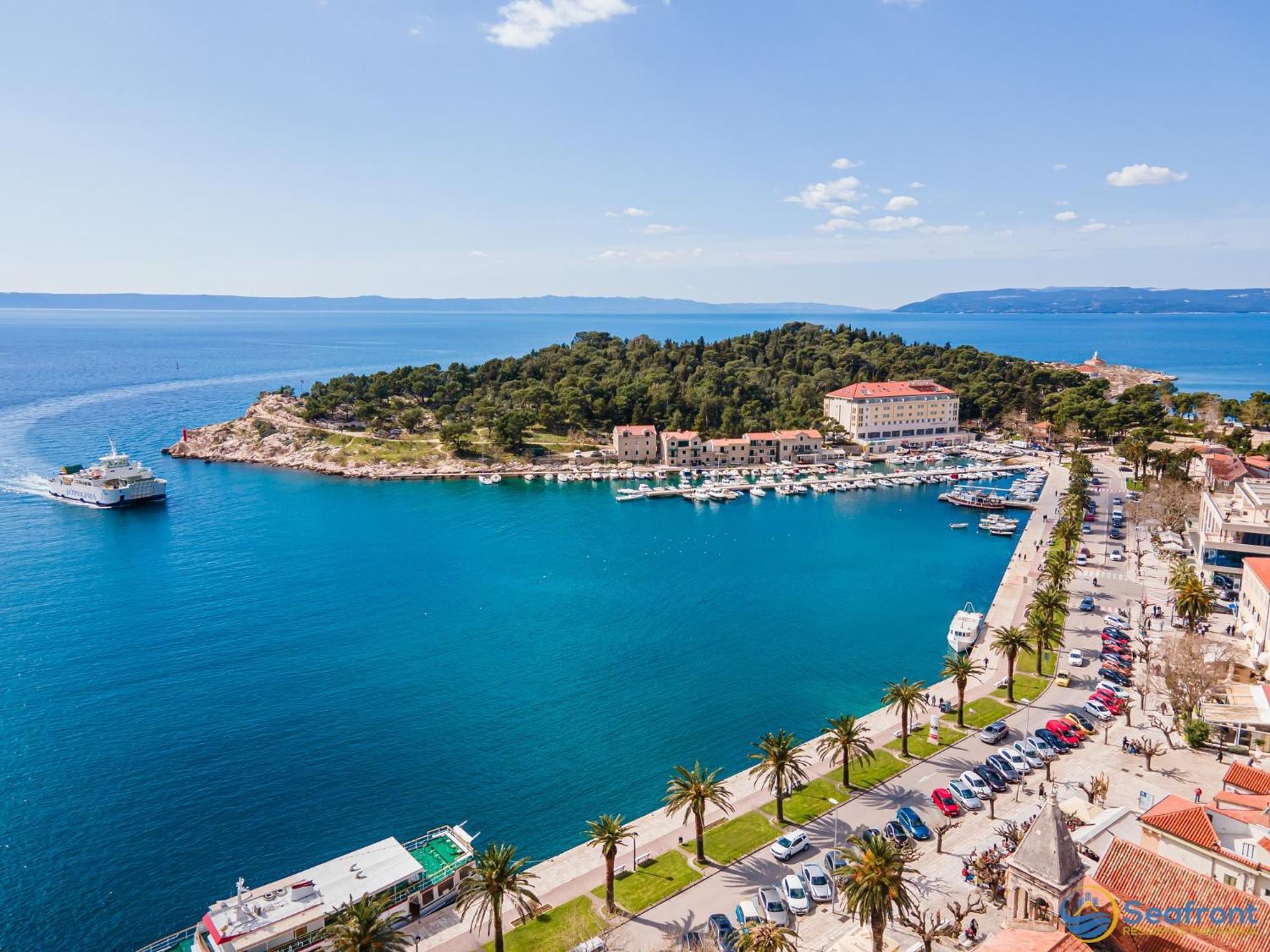 Seafront Residence Makarska Bagian luar foto